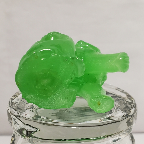 Franklin Mint Green Cat Figurine - Picture 8 of 10